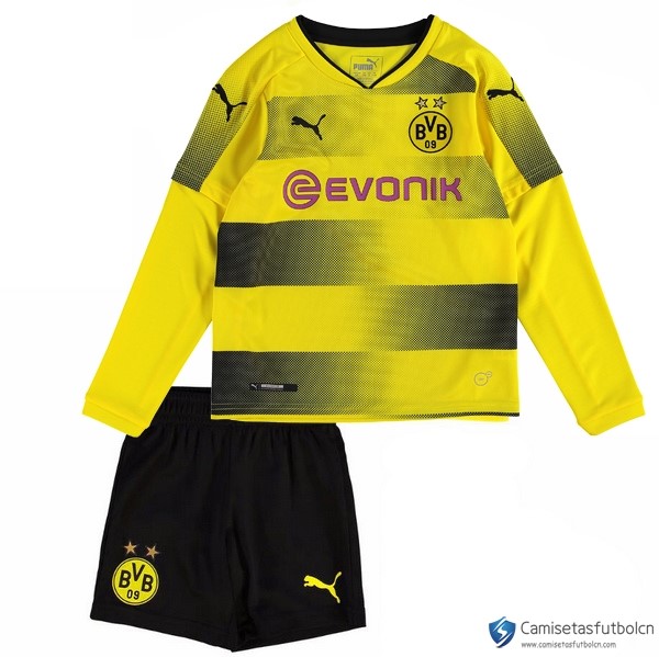 Camiseta Borussia Dortmund Primera equipo ML Niño 2017-18